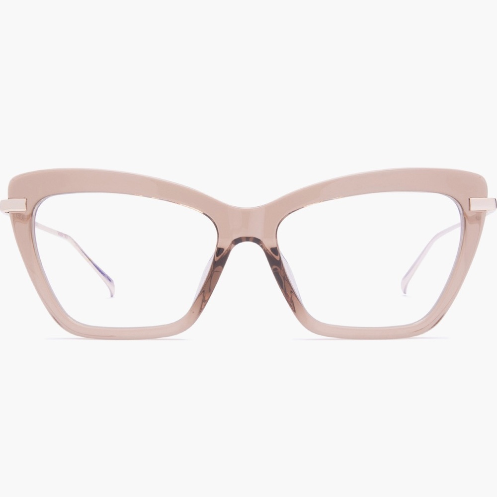 Blue light glasses Cat-Eye shape in Nude